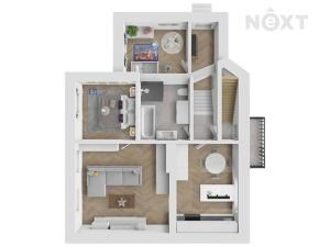 Prodej rodinného domu, Novosedly, 66 m2