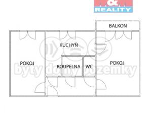 Prodej bytu 2+1, Ostrava - Hrabůvka, Mitušova, 48 m2