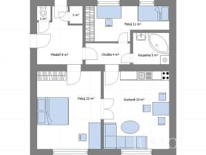 Pronájem bytu 3+kk, Brno, Zemědělská, 79 m2