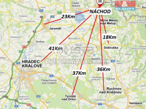 Pronájem bytu 1+1, Náchod - Staré Město nad Metují, Duhová, 43 m2