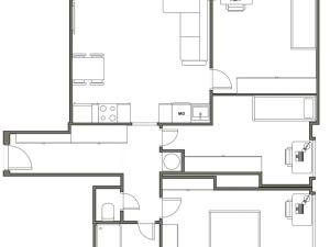 Prodej bytu 4+kk, Praha - Strašnice, Černokostelecká, 68 m2