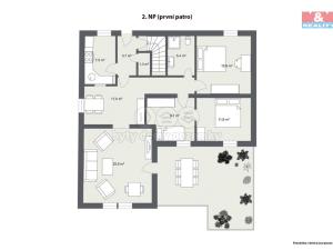 Prodej rodinného domu, Žlutice, Poděbradova, 91 m2