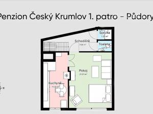 Prodej ubytování, Český Krumlov, Dlouhá, 125 m2