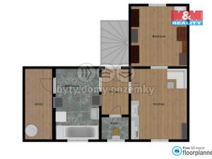 Pronájem bytu 1+1, Karlovy Vary - Hůrky, K Letišti, 63 m2