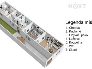 Prodej rodinného domu, Veselí nad Moravou, Ostrožská, 66 m2