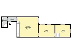 Pronájem bytu 3+kk, Čáslav - Čáslav-Staré Město, Klimenta Čermáka, 58 m2