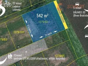 Prodej pozemku pro bydlení, Ladná, 542 m2