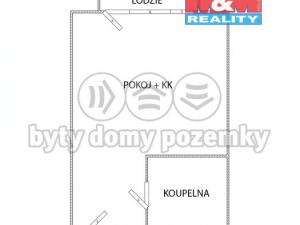 Pronájem bytu 1+kk, Klášterec nad Ohří, Budovatelská, 25 m2