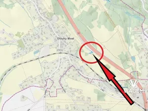 Prodej pole, Dlouhý Most, 580 m2
