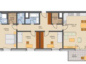 Prodej bytu 4+kk, Praha, Návarovská, 112 m2