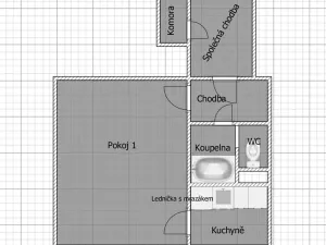 Pronájem bytu 1+1, Most, Jana Kubelíka, 35 m2