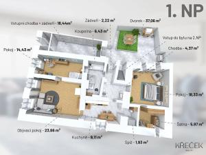 Prodej rodinného domu, Třebíč, V. Nezvala, 103 m2