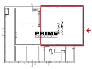 Pronájem skladu, Praha - Horní Počernice, Ve žlíbku, 272 m2