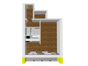 Pronájem bytu 1+1, Litvínov, Bezručova, 44 m2