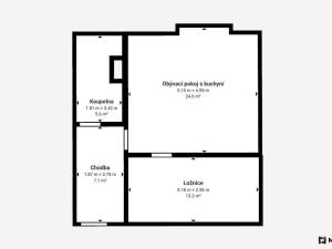 Pronájem bytu 2+kk, Letohrad, U Valu, 50 m2