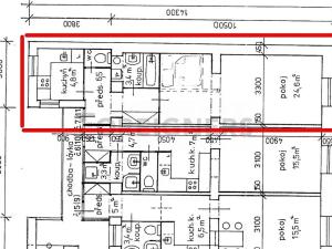 Pronájem bytu 2+1, Praha - Libeň, Na Dědince, 42 m2