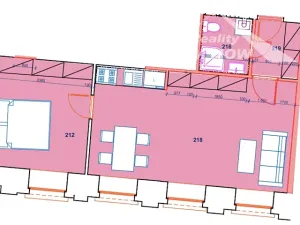 Pronájem bytu 2+kk, Kroměříž, Riegrovo náměstí, 51 m2