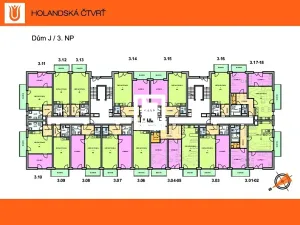 Pronájem bytu 1+kk, Olomouc, Aloise Rašína, 38 m2