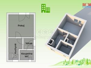 Prodej bytu 1+1, Nový Jičín, Žižkova, 35 m2