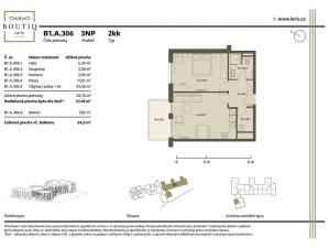 Prodej bytu 2+kk, Praha - Dolní Měcholupy, Kutnohorská, 57 m2