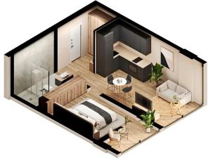 Prodej bytu 1+1, Varna, Bulharsko, 35 m2