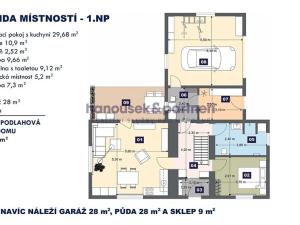 Prodej rodinného domu, Dolní Kalná, 117 m2