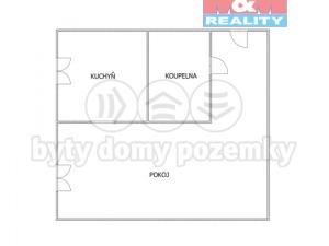 Pronájem bytu 1+1, Ostrava - Vítkovice, Mírová, 35 m2