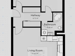 Pronájem bytu 3+kk, Praha - Krč, Bernolákova, 71 m2