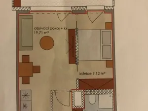Prodej bytu 2+kk, Praha - Košíře, Hlaváčkova, 38 m2
