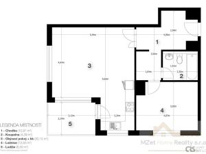 Prodej bytu 2+kk, Praha - Vysočany, Svatošových, 60 m2