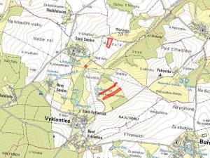 Prodej pole, Vyklantice, 11281 m2