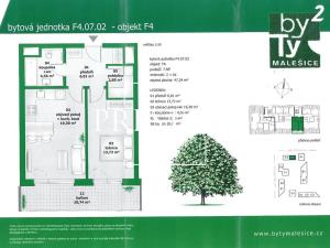Pronájem bytu 2+kk, Praha - Malešice, Počernická, 47 m2