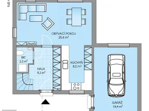 Prodej rodinného domu, Nymburk, 98 m2