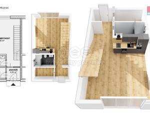 Pronájem bytu 2+kk, Letohrad, Úzká, 63 m2