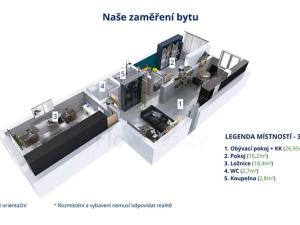 Prodej bytu 2+1, Praha - Žižkov, Biskupcova, 72 m2