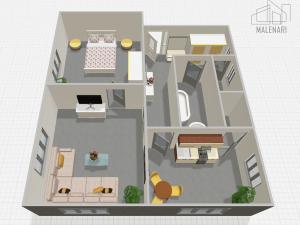 Prodej bytu 2+1, Praha - Zbraslav, K Havlínu, 55 m2