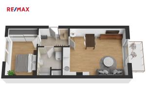 Pronájem bytu 2+kk, Plzeň, Nad Dvorem, 54 m2