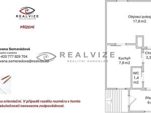 Prodej rodinného domu, Chroboly, 41 m2
