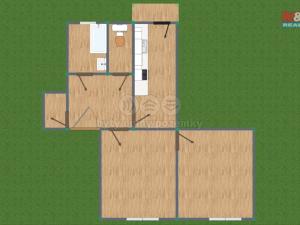 Prodej bytu 2+1, Strakonice - Strakonice I, Mírová, 55 m2