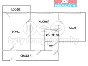 Prodej bytu 2+1, Valašské Meziříčí, Sokolská, 55 m2