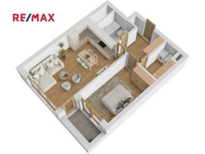 Pronájem bytu 2+kk, Praha - Kamýk, Zimova, 55 m2