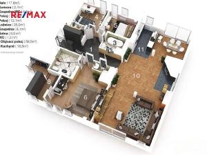 Prodej bytu 4+kk, Praha - Smíchov, Astlova, 187 m2