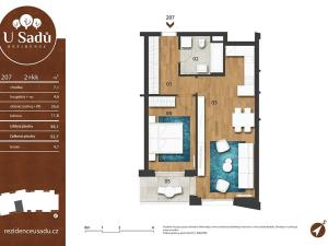 Prodej bytu 2+kk, Hradec Králové, Na Střezině, 52 m2