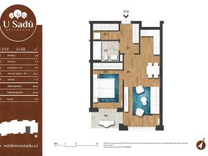 Prodej bytu 2+kk, Hradec Králové, Na Střezině, 53 m2