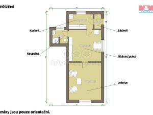 Prodej rodinného domu, Zdice, Husova, 47 m2