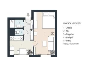 Prodej bytu 1+1, Plzeň, Rabštejnská, 39 m2