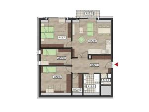 Prodej bytu 4+kk, Zbiroh, Majerové, 107 m2