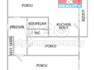 Prodej bytu 3+kk, Most, Josefa Ševčíka, 69 m2