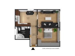 Prodej bytu 2+1, Kralupy nad Vltavou, Čechova, 61 m2