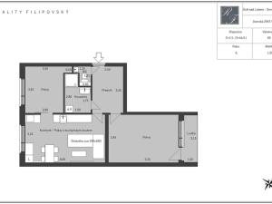 Pronájem bytu 2+1, Ústí nad Labem, Jizerská, 65 m2